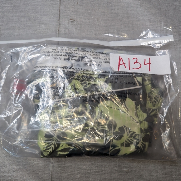 Wonderwall Men Size 36 Board Shorts Swim Trunks Olive Garden Hawaiian Map Coast - Picture 8 of 8